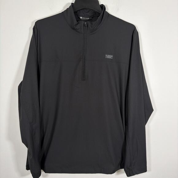 Travis Mathew Heater Series Wanderlust 1/4 Zip Jacket Mens XL Black NWT - Picture 11 of 11